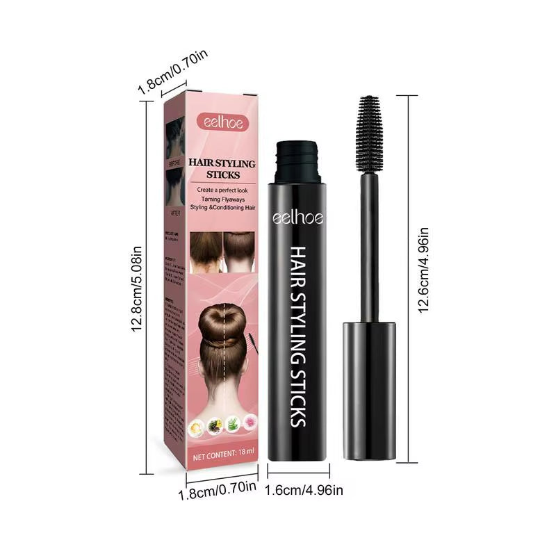 18Ml Non-Greasy Long-Lasting Hair Styling Wax Stick Quick Slick Hair Finishing Stick Flyaway Frizz Control Cream Product