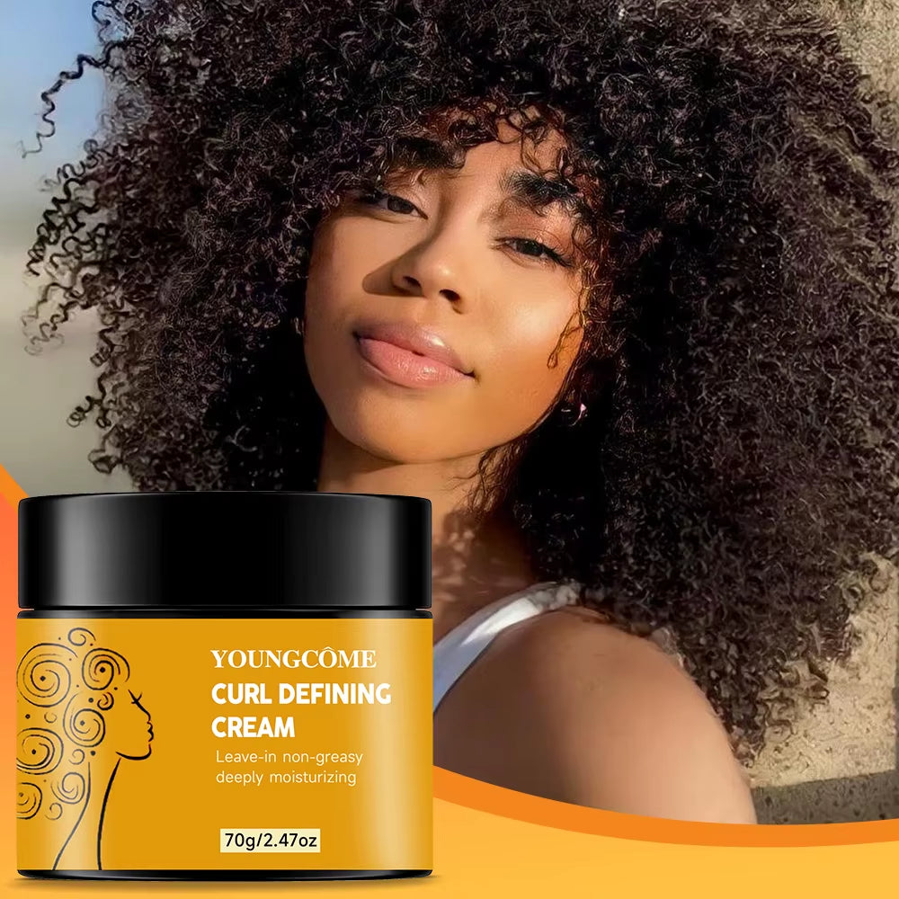 Natural Curly Boost Sculpting Hair Bounce Essence for Female Women Repair Hair Care Elastin Define Curling Enhance Cream 2025