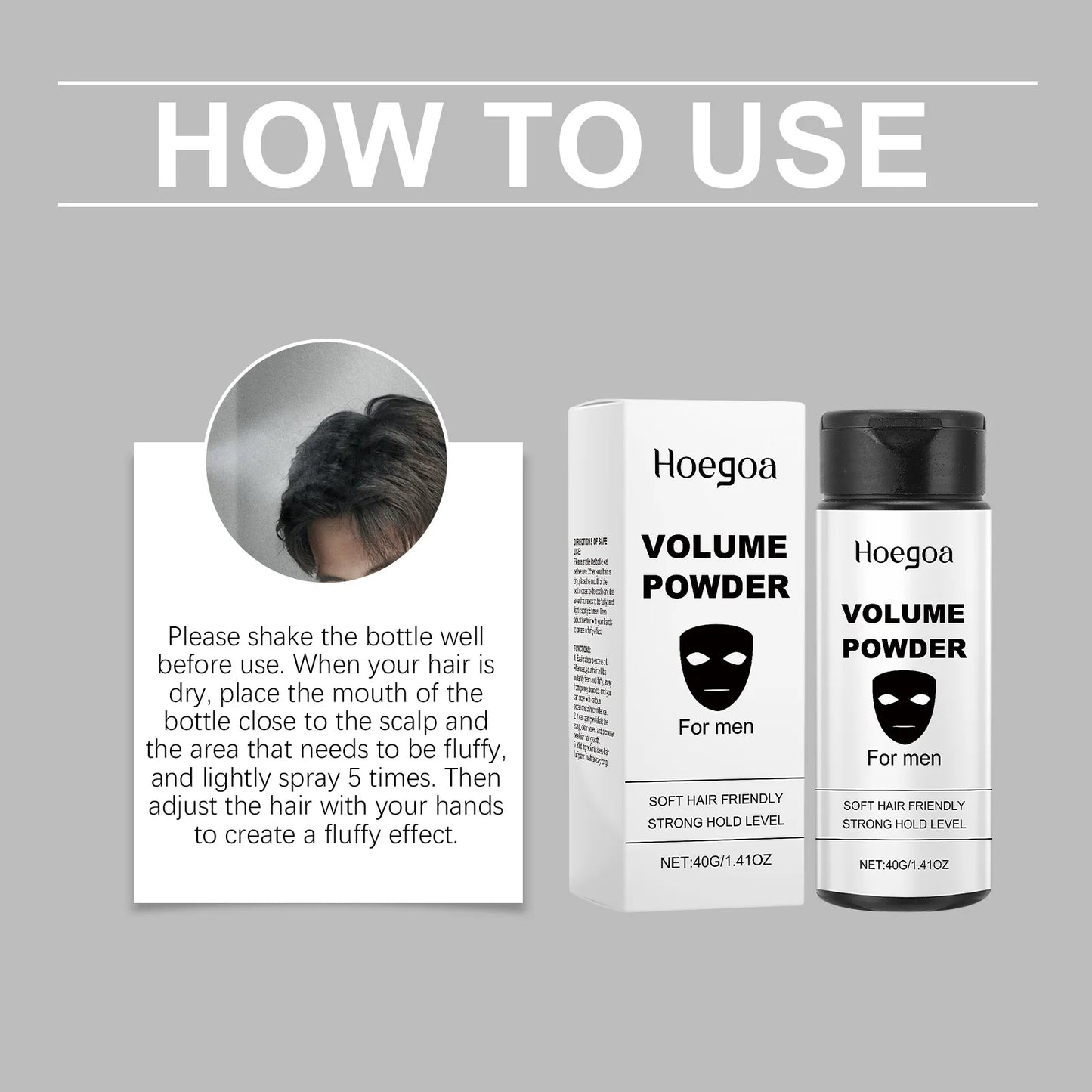 Volumizing Hair Powder Long-Lasting Oil Control Fluffy Hair Powder Increase Hair Volume Enhancing Styling Hair Treatment Salon
