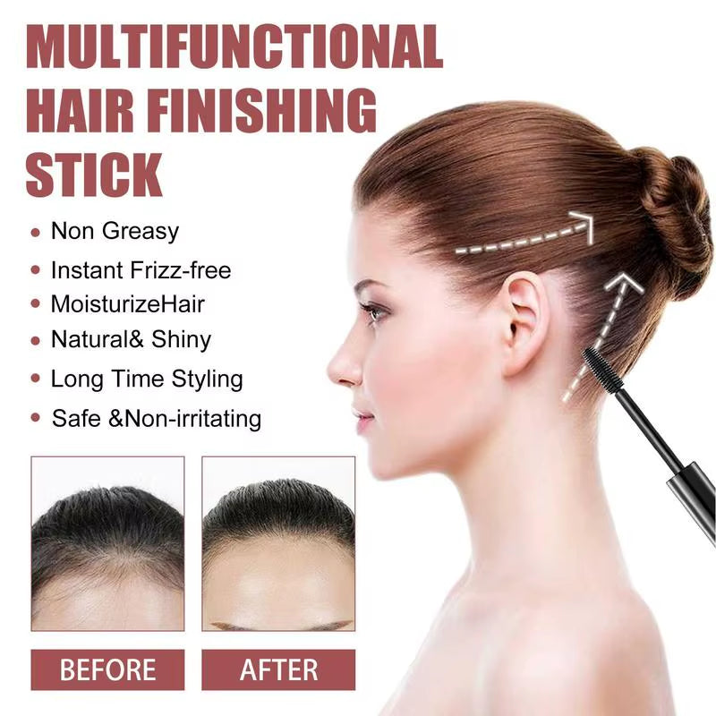 18Ml Non-Greasy Long-Lasting Hair Styling Wax Stick Quick Slick Hair Finishing Stick Flyaway Frizz Control Cream Product